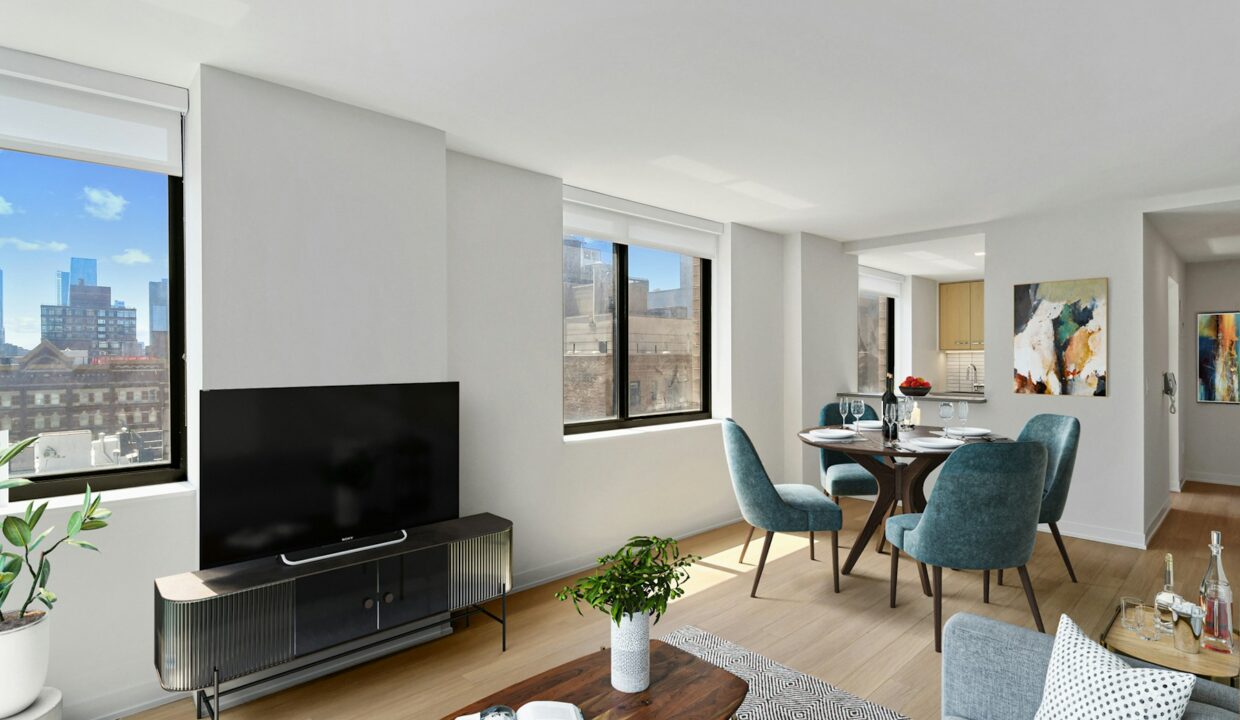 One Columbus Place Apartment S19B — official Brodsky photo