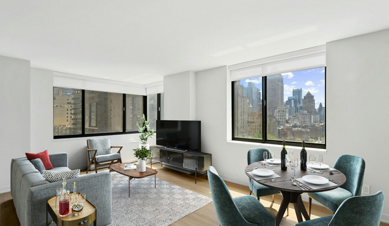 One Columbus Place Apartment S19B — official Brodsky photo